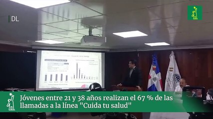 Jóvenes entre 21 y 38 años realizan el 67 % de las llamadas a la línea "Cuida tu salud"
