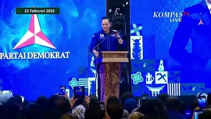 [FULL] Pidato AHY Singgung 10 Tahun di Luar Pemerintah hingga Pengkhianatan di Bimtek Demokrat
