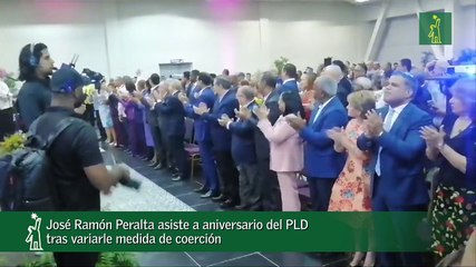 José Ramón Peralta Asiste A Aniversario Del Pld Tras Variarle Medida De Coerción