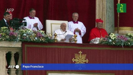 El papa denuncia "la desesperada situación humanitaria" en Gaza