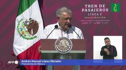 México inaugura el tren que pretende ser una alternativa al canal de Panamá