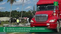 Accidente en la Circunvalación Santo Domingo