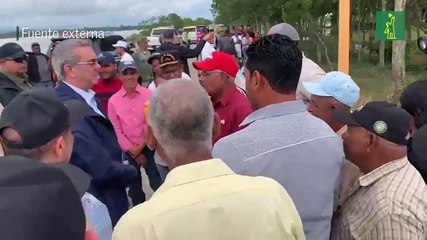 Abinader promete ayuda a afectados en provincia Duarte