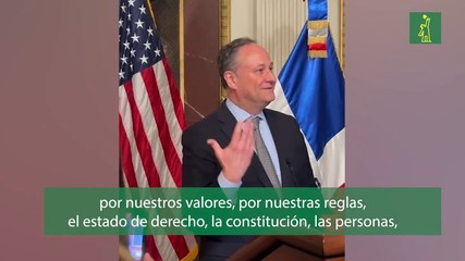Esposo de Kamala Harris agradece a la comunidad dominicana por aportes a EEUU