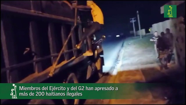 Miembros del Ejército y del G2 han apresado a más de 200 haitianos ilegales