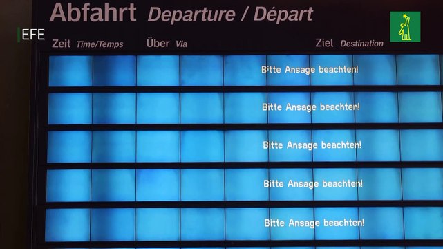 Importantes restricciones en el tráfico ferroviario en Alemania por huelga de maquinistas