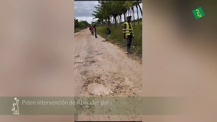 Piden intervención de Abinader para inicio de los trabajos en carretera de la Llanada de Villa