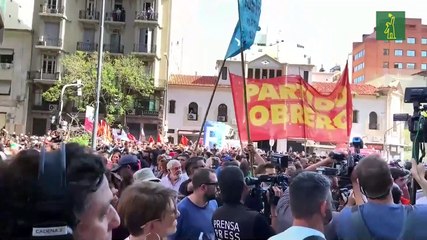 Con temor a la inflación los argentinos se manifiestan contra el ajuste en la primera protesta anti Milei