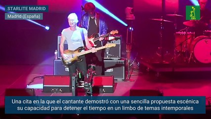 Un incansable Sting en la Navidad de Starlite