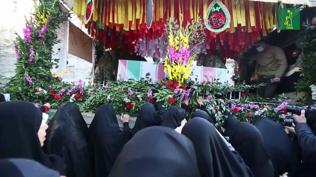 Irán pide venganza en el funeral de los mirmbros de la Guardia Revolucionaria iraní