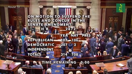 Congreso de EEUU aprueba medida que evita cierre del gobierno