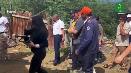 Ministro Igor Rodríguez “Gobierno entrega miles de raciones y enseres a familias afectadas por las lluvias en Montecristi”