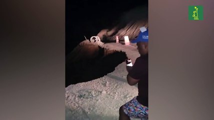 Derrumbe en la carretera de San Rafael de Barahona