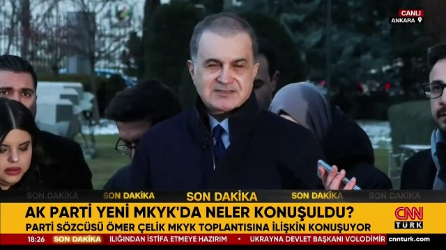 AK Parti Sözcüsü Ömer Çelik açıkladı! AK Parti'de yeni MYK belli oldu