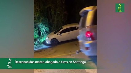 Desconocidos matan abogado a tiros en Santiago