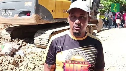 Viviendas afectadas por trabajos de la Caasd en Guajimía
