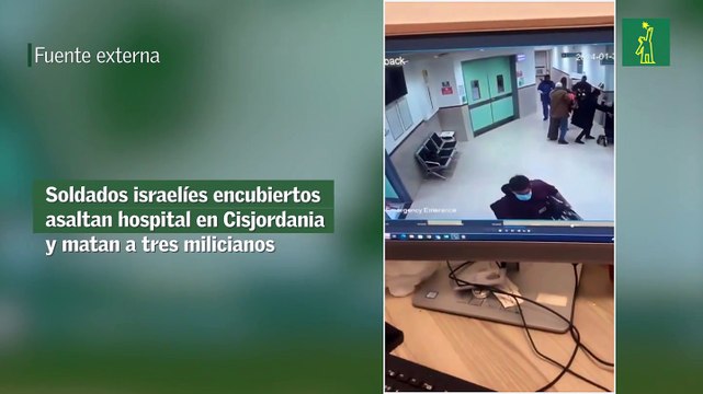 Soldados israelíes encubiertos asaltan hospital en Cisjordania y matan a tres milicianos