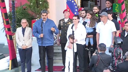 Maduro recibe en el palacio presidencial a Alex Saab, tras su liberación en EE.UU.