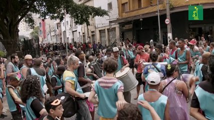 "Blocolandia", el carnaval callejero que hace vibrar "Cracolandia" en Sao Paulo