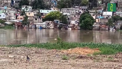 Lluvias provocan crecida del río Ozama