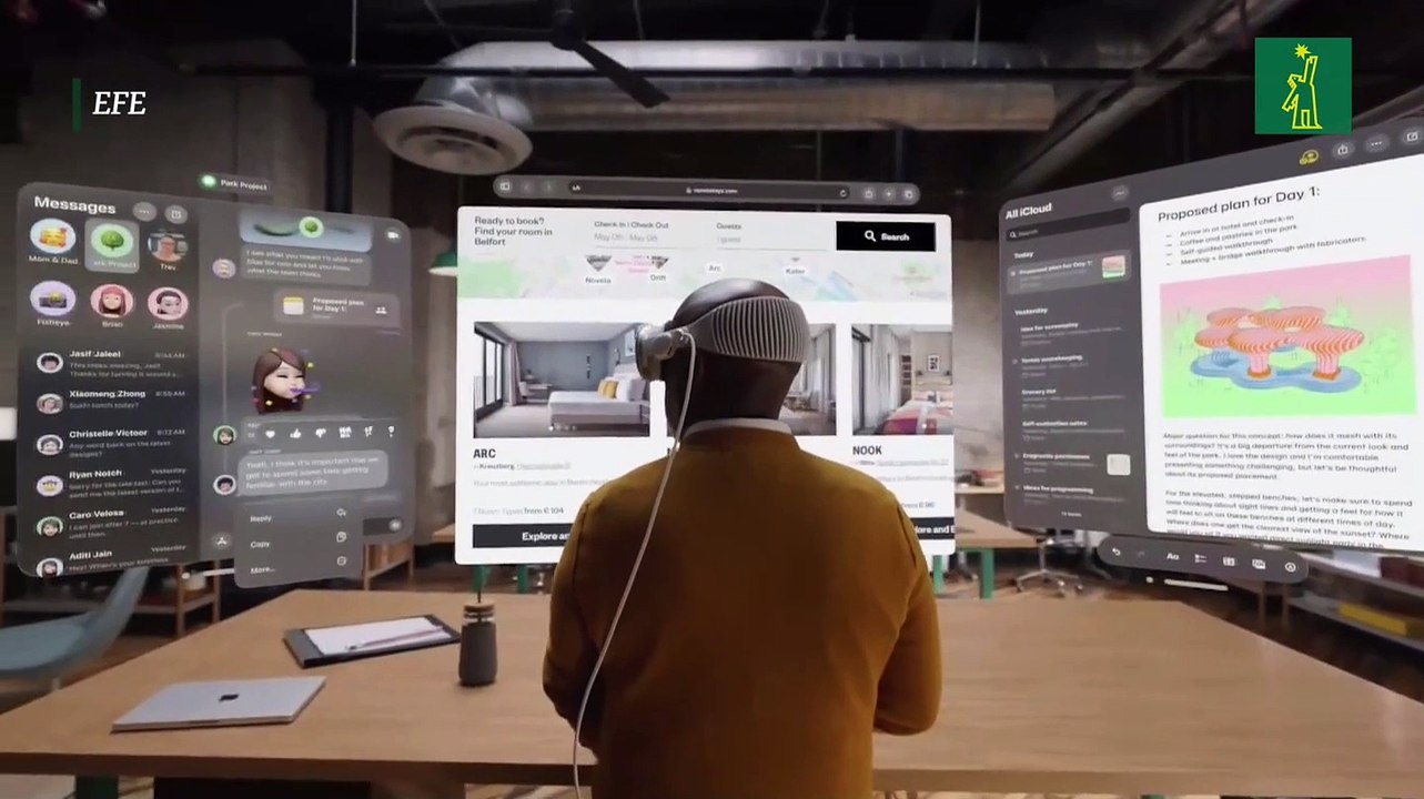 Microsoft se une al lanzamiento de las gafas de realidad virtual de Apple