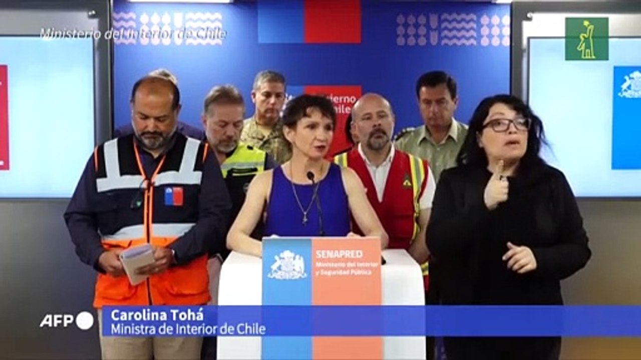 Incendios forestales dejan una veintena de muertos y gran destrucción en Chile