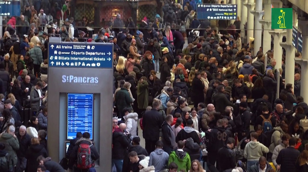 Eurostar cancela todos los trenes por inundaciones en Reino Unido