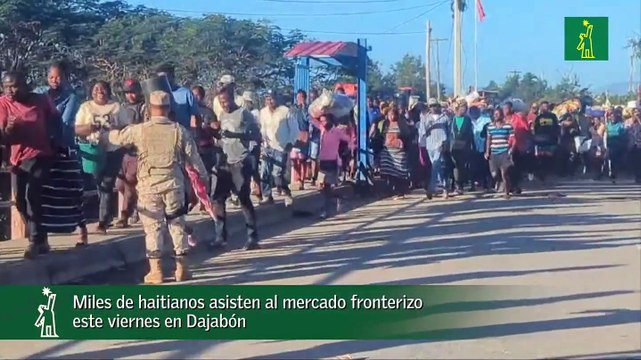Miles De Haitianos Asisten Al Mercado Fronterizo Este Viernes En Dajabón
