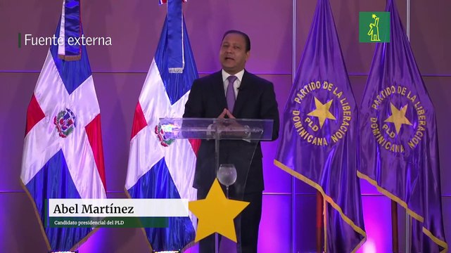 El candidato presidencial del PLD, Abel Martínez, pasó balance a las elecciones municipales