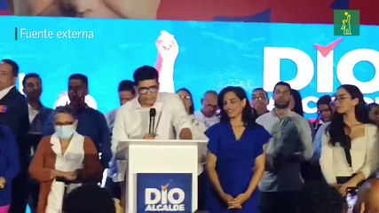 "Santo Domingo Este se levanta", dice Dío Astacio en su primer discurso como virtual ganador de la alcaldía de esa demarcación