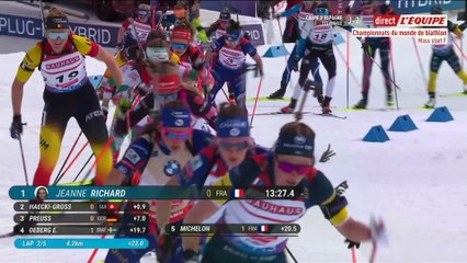 Le replay de la mass start dames de Lenzerheide - Biathlon - Championnat du monde