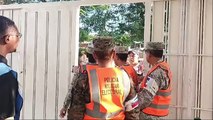 Cierre de colegio electoral en Santo Domingo Este