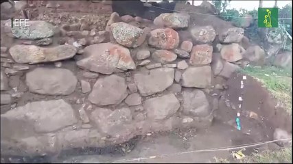 Hallan en Perú un recinto pintado de blanco en un centro ceremonial de 3.000 años