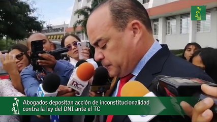 Abogados depositan acción de inconstitucionalidad contra la ley del DNI ante el TC