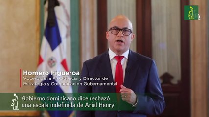 Gobierno Dominicano Dice Rechazó Una Escala Indefinida De Ariel Henry