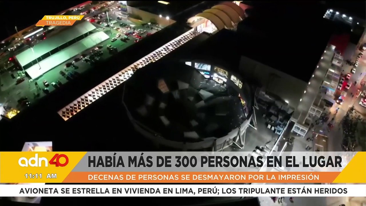 Colapsa el techo de un centro comercial, hay 8 muertos y 80 heridos