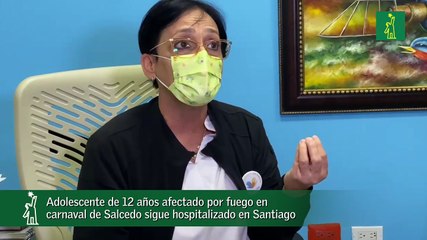 Adolescente De 12 Años Afectado Por Fuego En Carnaval De Salcedo Sigue Hospitalizado En Santiago