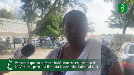 Pensaban que su pariente había muerto en incendio de La Victoria, pero una llamada le devolvió el alma al cuerpo