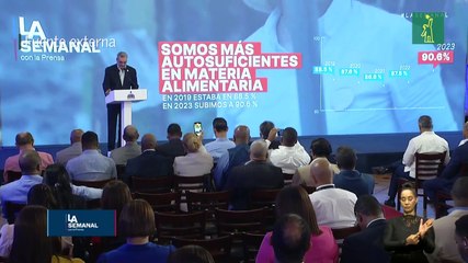 RD consumió el 90.6 % de los productos que cultivó en 2023