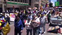 Miles de personas protestan contra Gobierno de Colombia y muestran apoyo a Israel