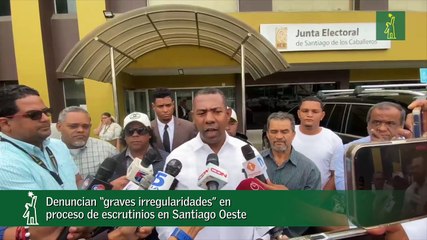 Denuncian “Graves Irregularidades” En Proceso De Escrutinios En Santiago Oeste