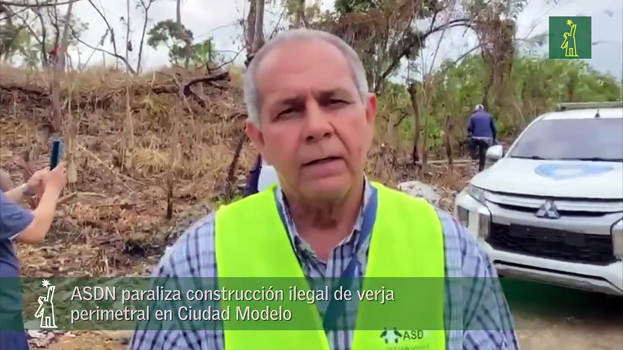 ASDN paraliza construcción ilegal de verja perimetral en Ciudad Modelo