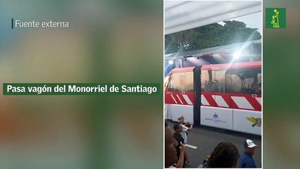 Pasa vagón del Monorriel de Santiago