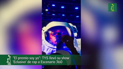 "El premio soy yo": TYS llevó su show 'Eclusivo' de rap a Escenario 360