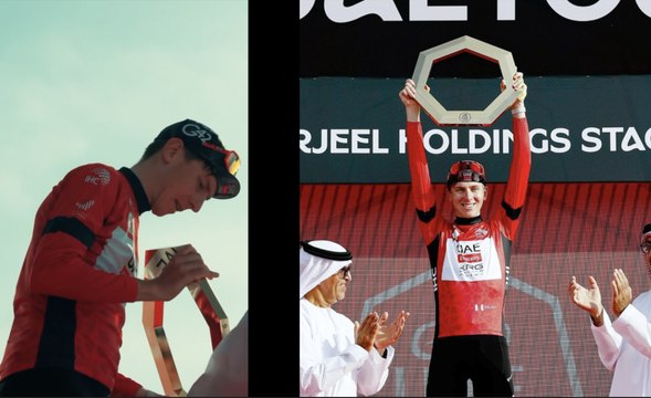 Cyclisme - UAE Tour 2025 - Le Slovène Tadej Pogacar a remporté l'UAE Tour pour la troisième fois de sa carrière