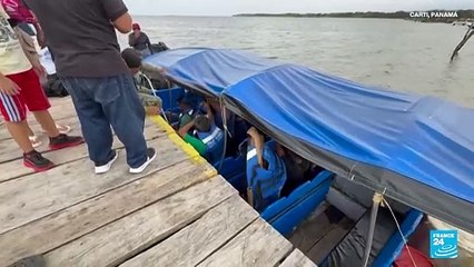 Naufraga embarcación con migrantes venezolanos y colombianos en aguas de Panamá