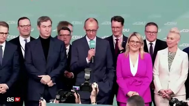 Merz asegura que van a gobernar Alemania tras ganar las elecciones