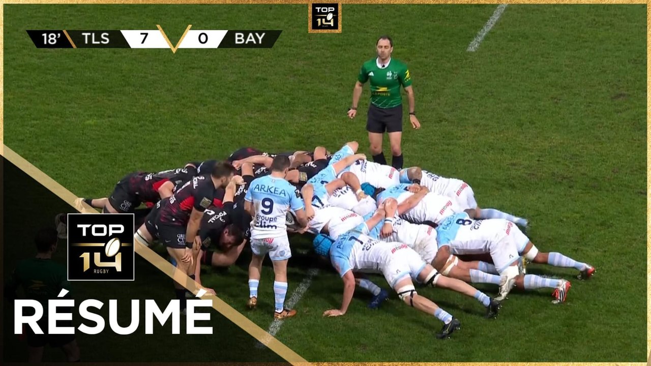 TOP 14 Saison 2024-2025 J17 - Résumé Stade Toulousain - Aviron Bayonnais