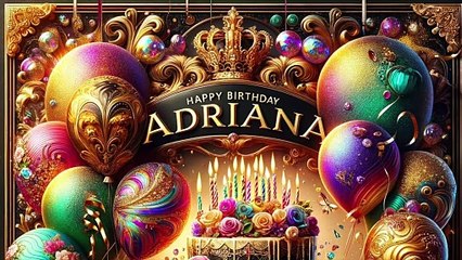 Happy Birthday Adriana