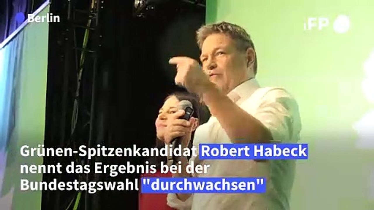 Habeck: Grüne bereit für Koalition mit Union